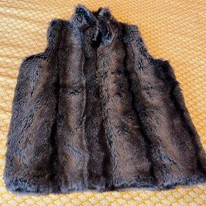Initial Outfitters Faux Fur Vest